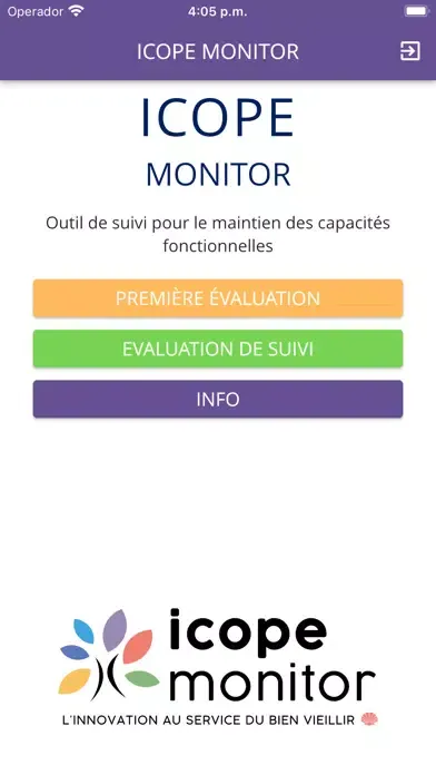 Ảnh chụp màn hình của ICOPE MONITOR
