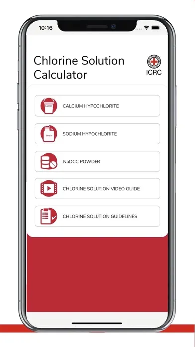 Chlorine solution calculator应用截图