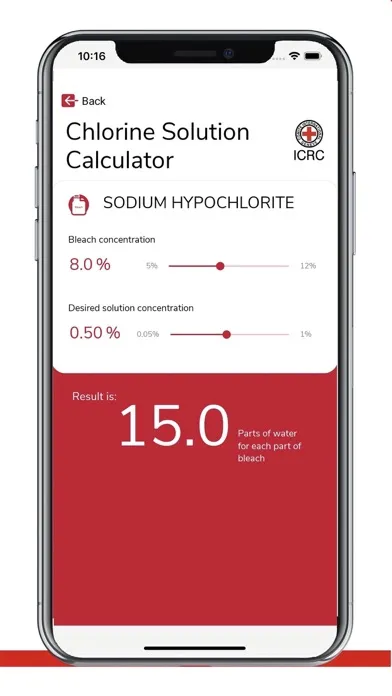 Chlorine solution calculator应用截图