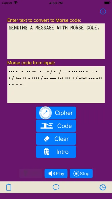 Screenshot di MorseCode-Decoder