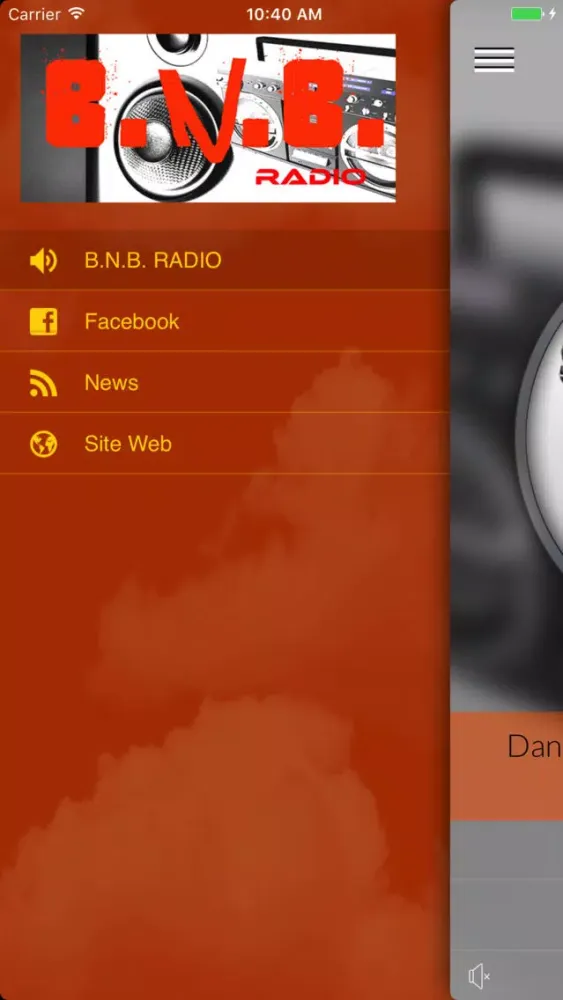 Zrzuty ekranu BNB RADIO