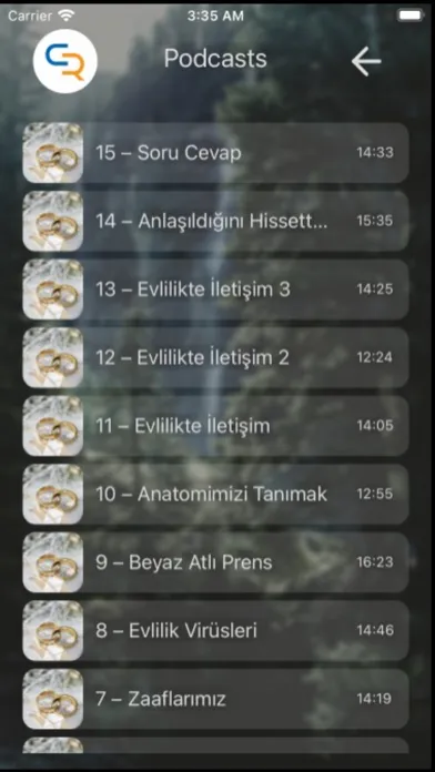 Tangkapan skrin Cihan Radyo