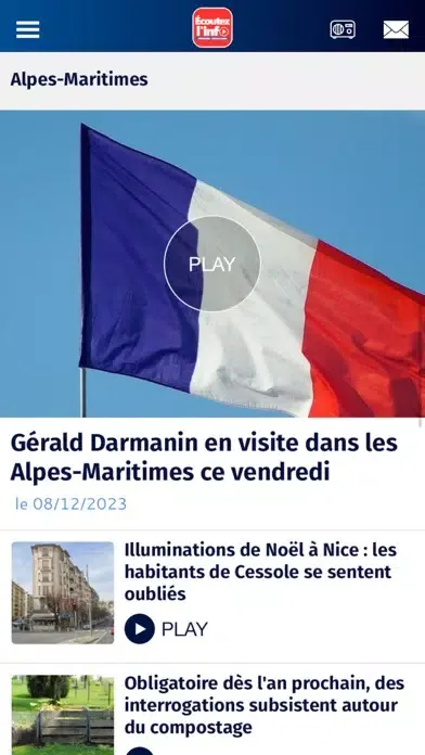Ecoutez l'info Screenshots
