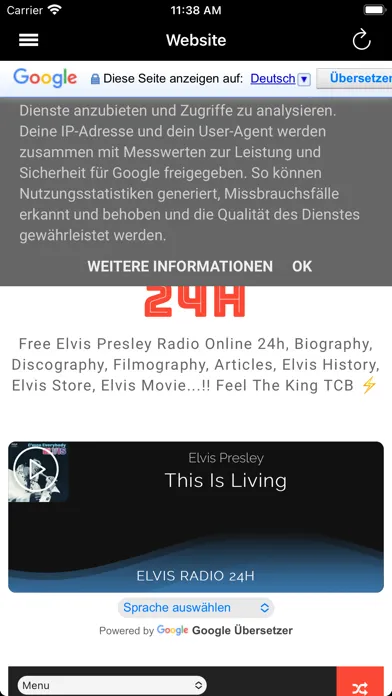 Elvis Radio 24h Screenshots