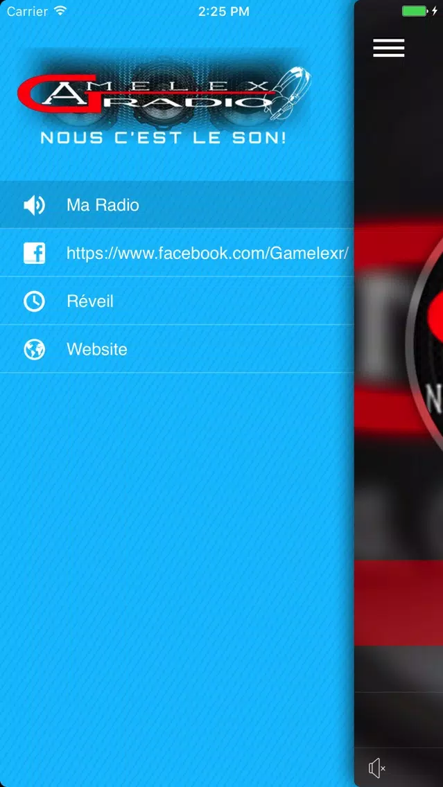 Gamelex Radio Officiel應用截圖