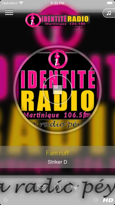 Zrzuty ekranu Identité-Radio Péyi