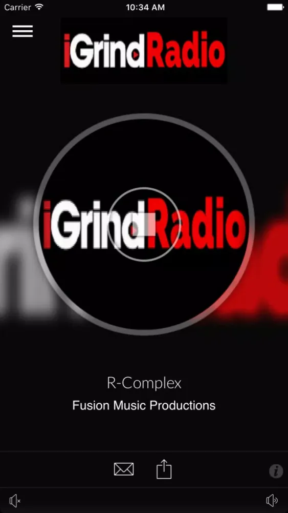 Ảnh chụp màn hình của iGrind Radio