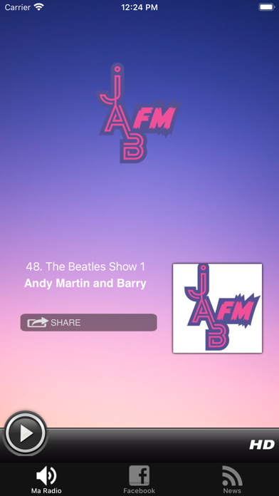 Tangkapan layar JAB FM