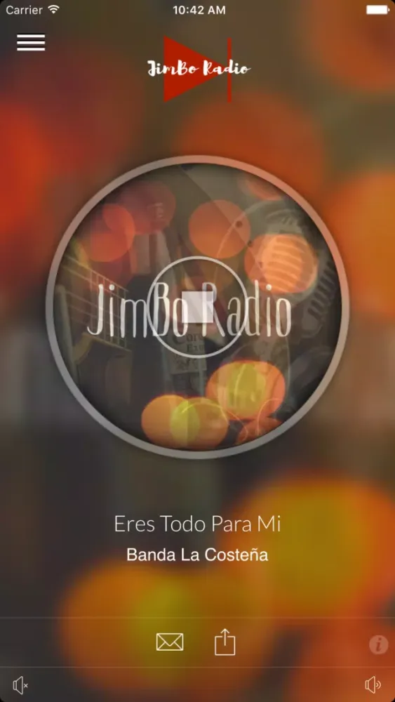 Captures d'écran de JimBo Radio