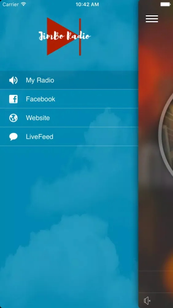 Captures d'écran de JimBo Radio