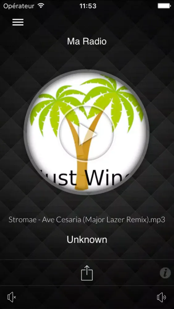 Juste Wine Radio スクリーンショット