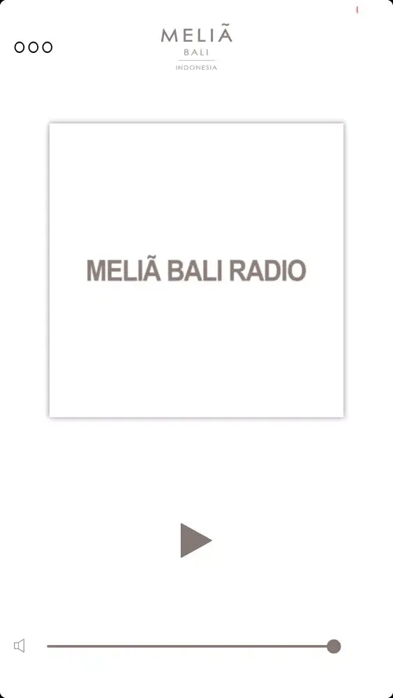 Melia Bali Radio應用截圖