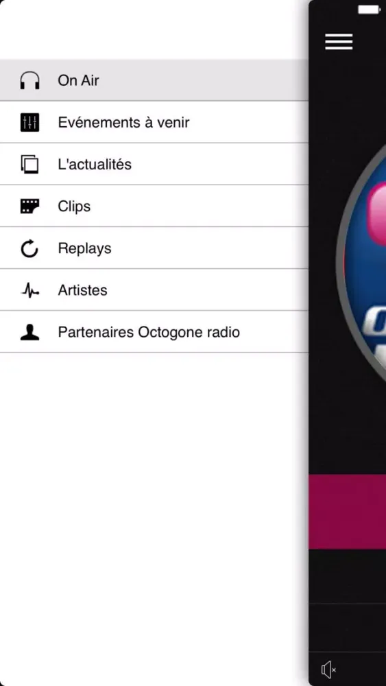 Скриншоты Octogone radio (officiel)
