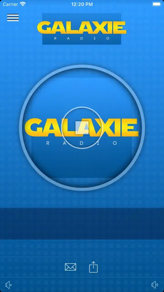 Tangkapan layar Radio Galaxie.fr