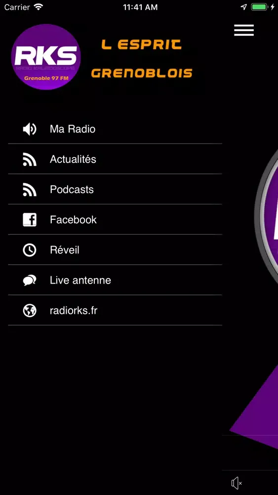 Capturas de tela do RADIO RKS