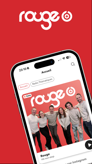 Captures d'écran de Rouge-App