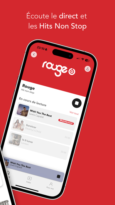 Captures d'écran de Rouge-App