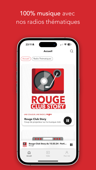Captures d'écran de Rouge-App