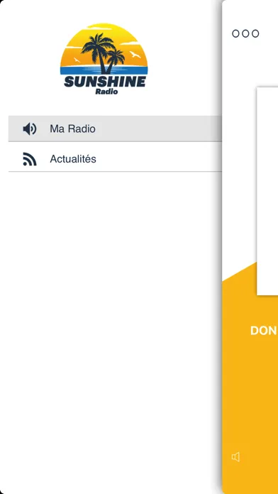 Capturas de tela do Sunshine Radio FR