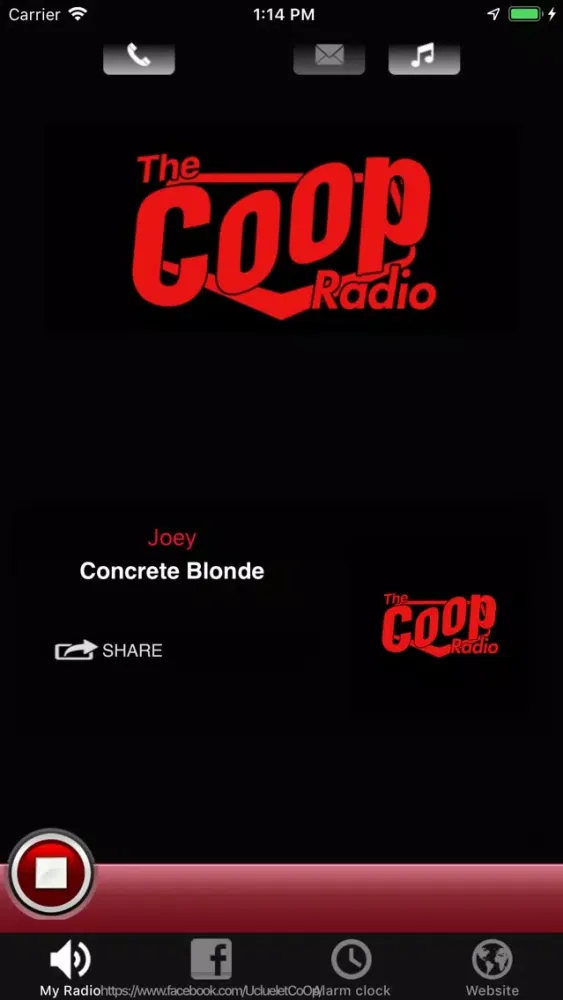 Ucluelet Coop Radio Screenshots