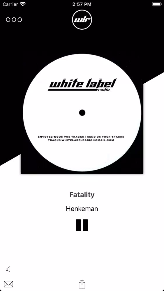 Capturas de tela do White Label Radio