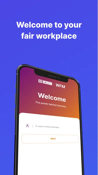 ภาพหน้าจอของ ICRON WFM