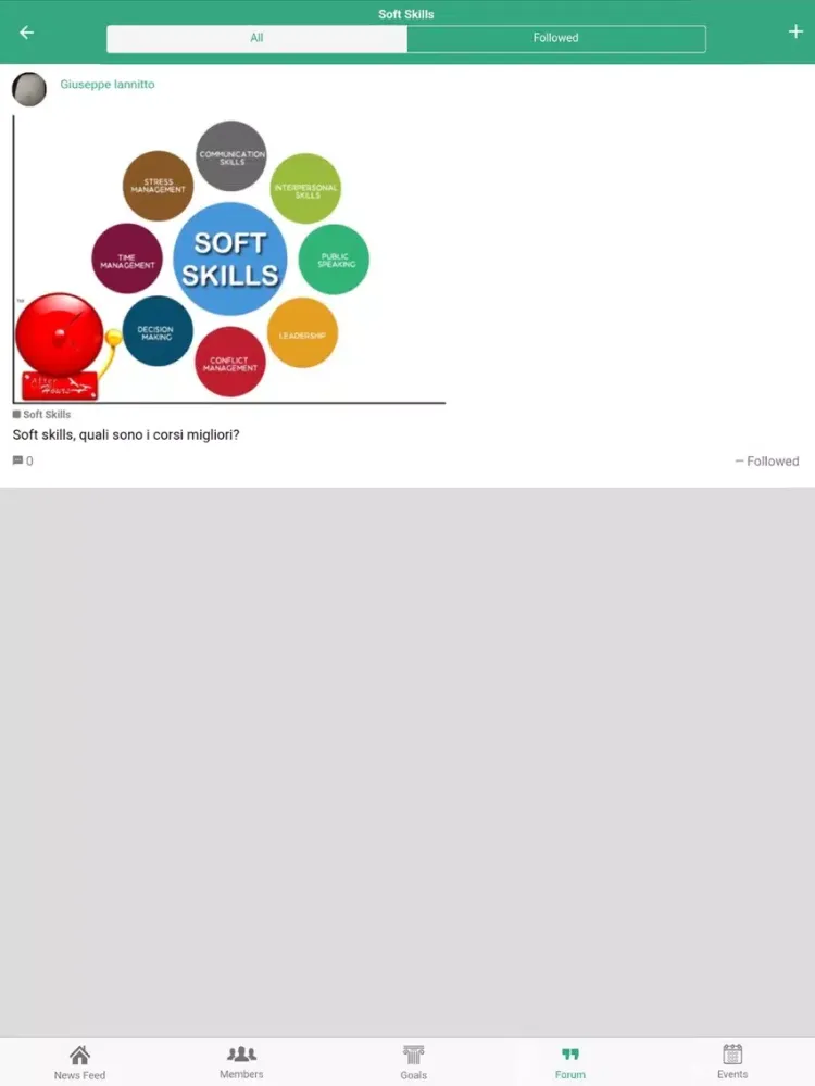Tangkapan skrin LUISS BS Link Corporate iPad 