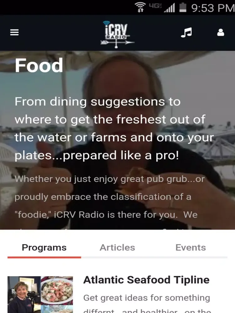 iCRVradio iPad  Ekran Görüntüleri