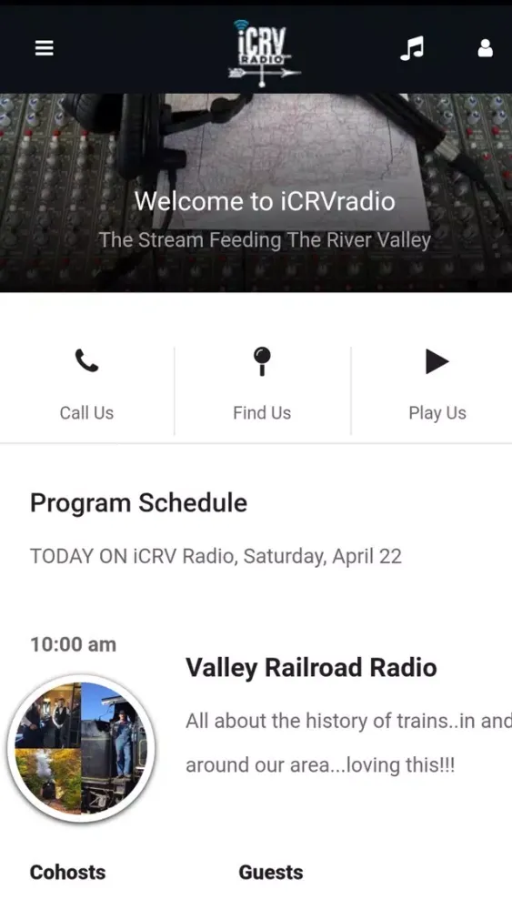 iCRVradio Ekran Görüntüleri