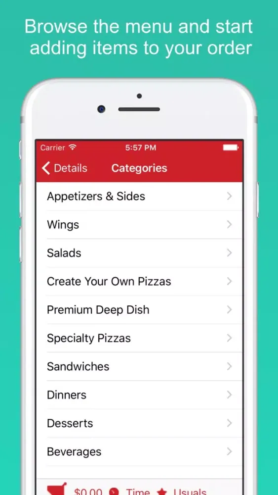 Tangkapan layar Windy City Pizza