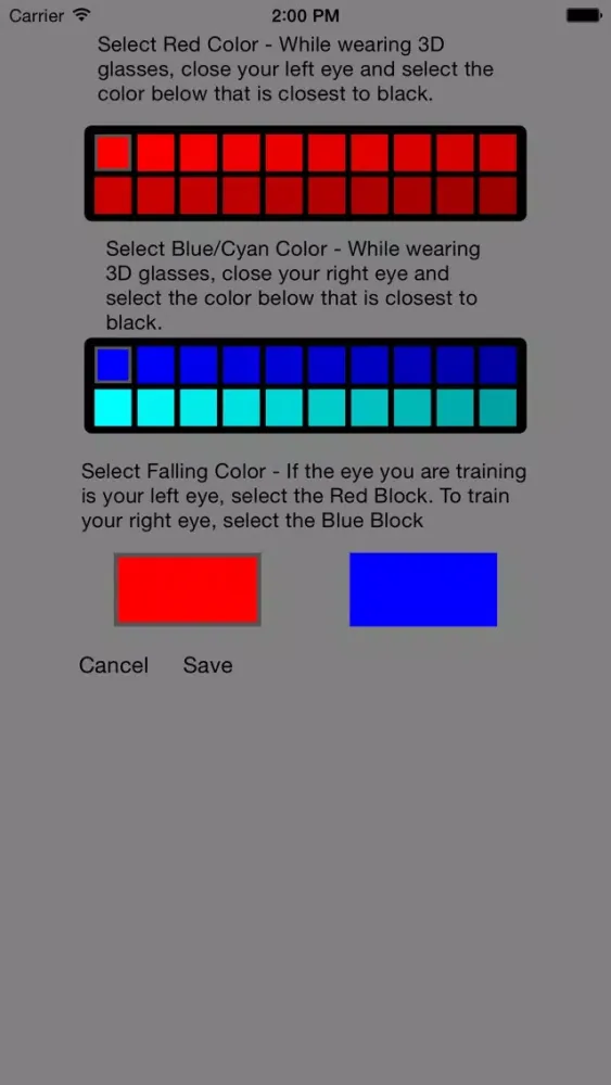 Ảnh chụp màn hình của Lazy Eye Therapy: Blocks