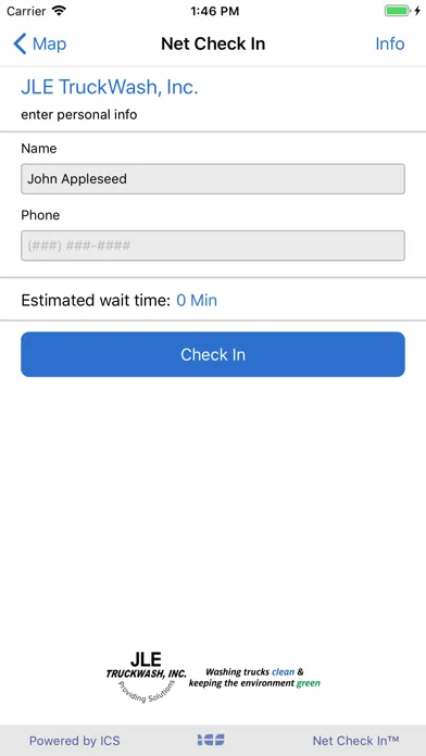 Net Check In - JLE TruckWash应用截图
