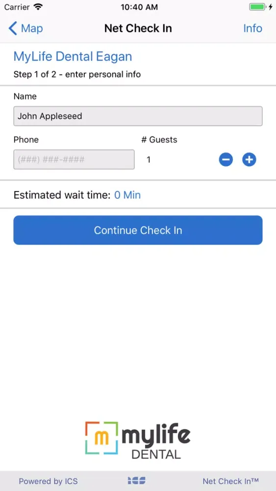 Net Check In - mylife DENTAL应用截图