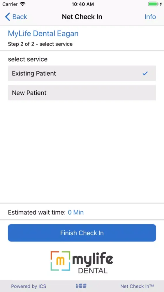 Net Check In - mylife DENTAL应用截图