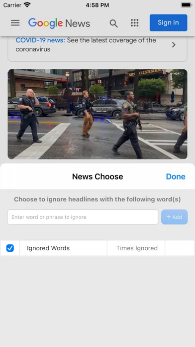 News Choose スクリーンショット