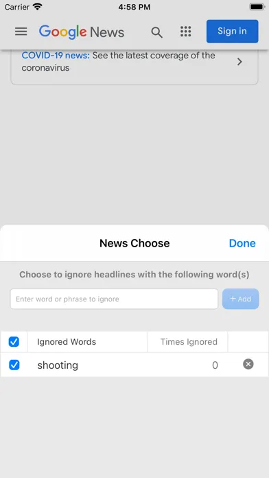 News Choose スクリーンショット