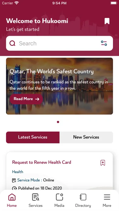 تصاویر Hukoomi Mobile App