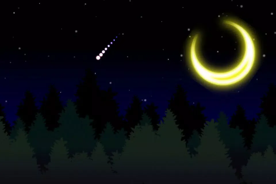 Ảnh chụp màn hình của Visualizer Vol.1 Dark Forest Moon