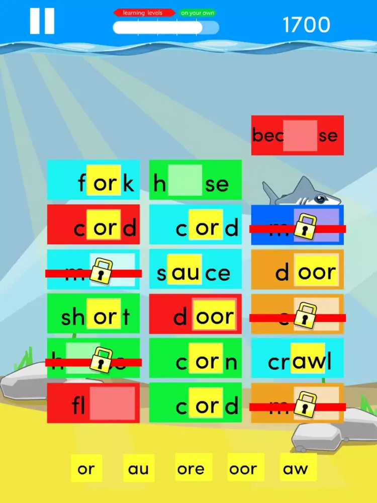 Falling Phonics iPad  سکرین شاٹس