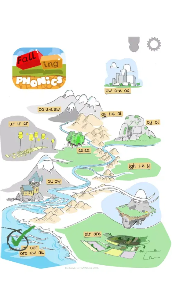 Falling Phonics سکرین شاٹس