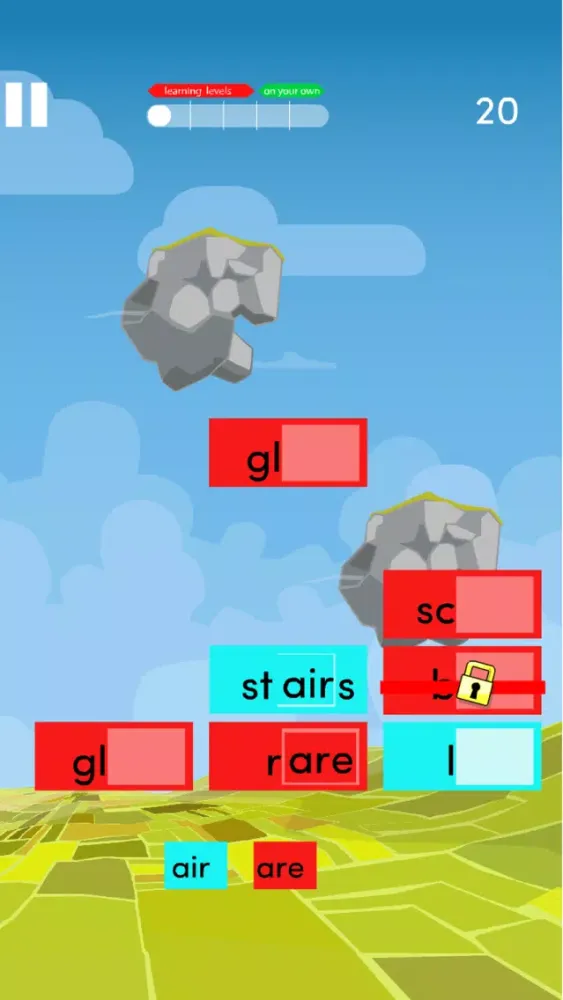 Falling Phonics سکرین شاٹس