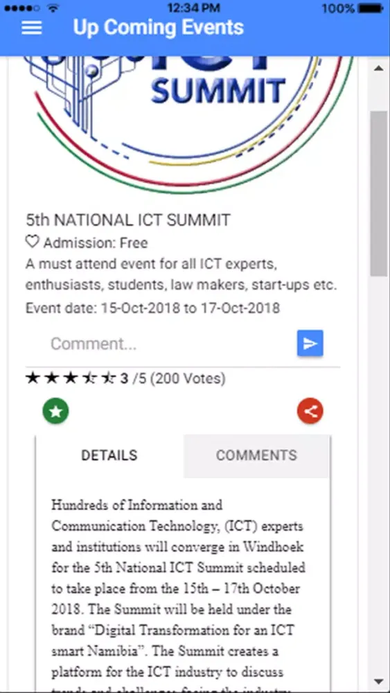 ict-summit namibia應用截圖