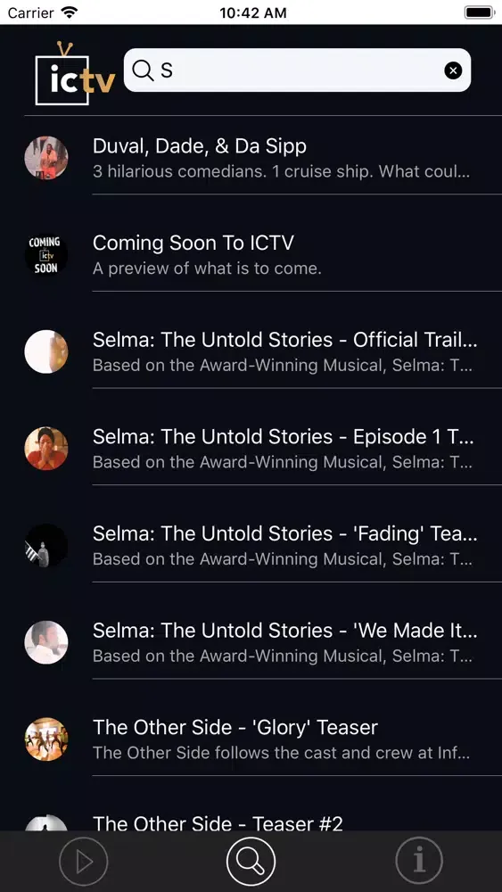 ICTV سکرین شاٹس