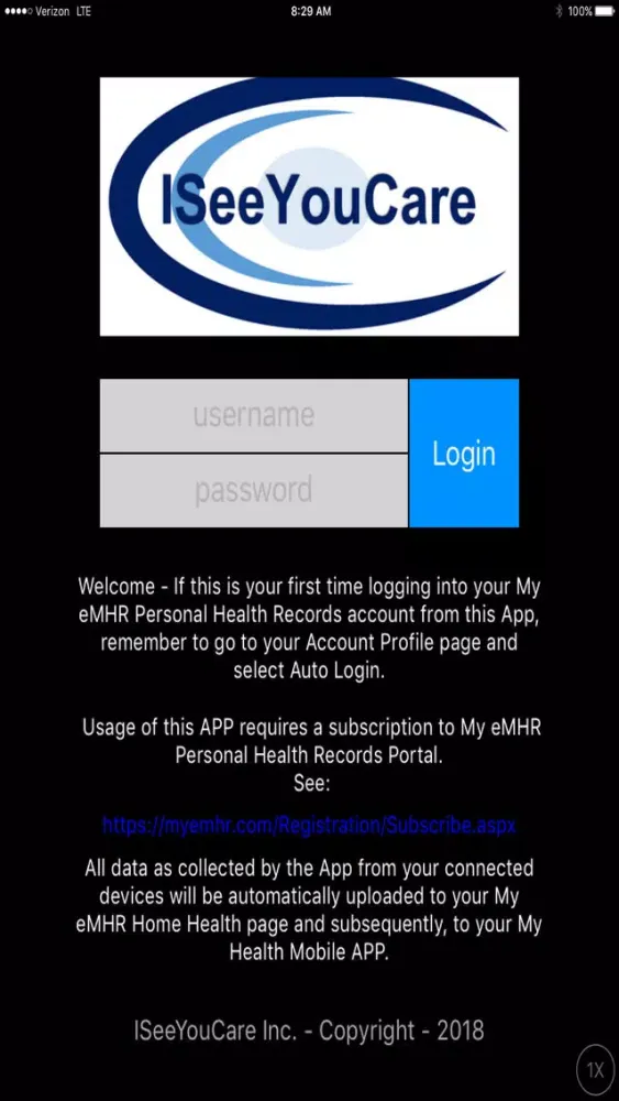 Ảnh chụp màn hình của My Health Vitals