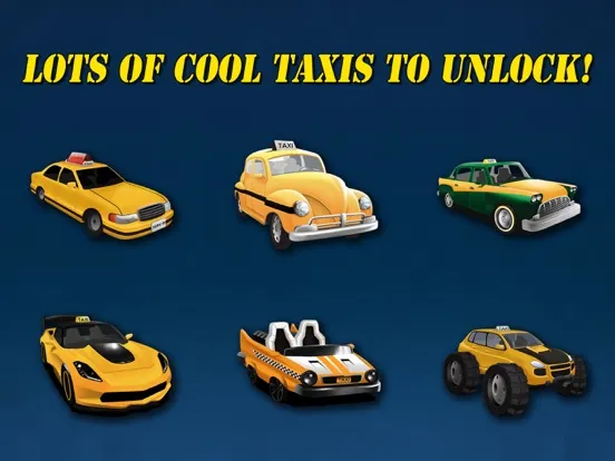 Zrzuty ekranu Taxi Cab Crazy Race 3D - City Racer Driver Rush iPad 