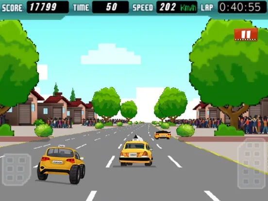 Zrzuty ekranu Taxi Cab Crazy Race 3D - City Racer Driver Rush iPad 