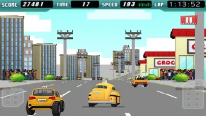 Zrzuty ekranu Taxi Cab Crazy Race 3D - City Racer Driver Rush
