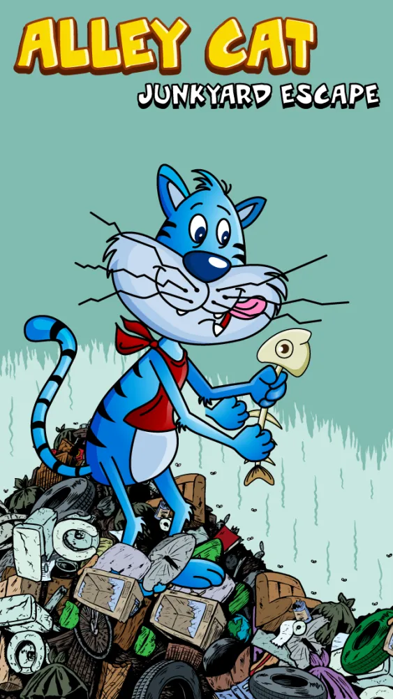 Alley Cat Junkyard Jump Escape! – Get Tom From Rags to Riches 스크린샷