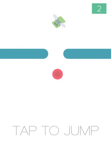 Bouncing Ball UP! - Red Dot Dodge Dash iPad  স্ক্রিনশট