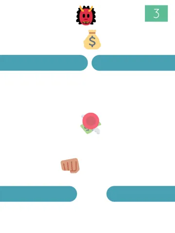 Bouncing Ball UP! - Red Dot Dodge Dash iPad  স্ক্রিনশট